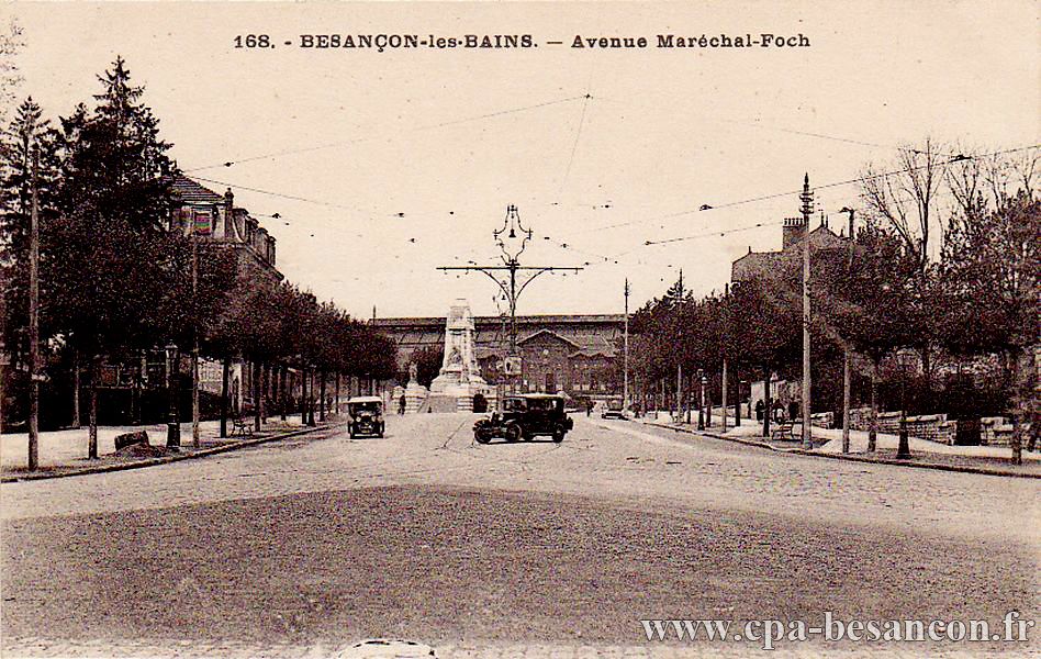 168. - BESANÇON-les-BAINS. - Avenue Maréchal-Foch